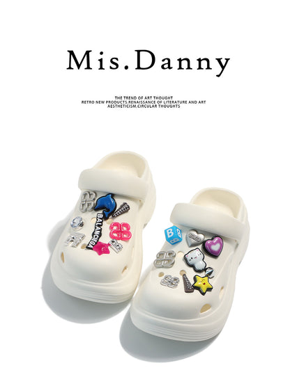 Hollow Design Platform Sandals NA8696