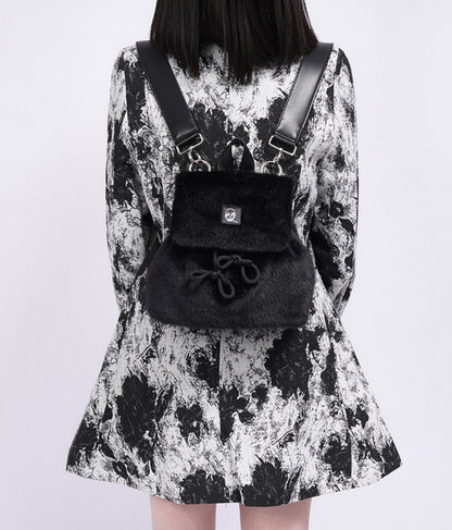 Fake Fur Mini Backpack NA8439