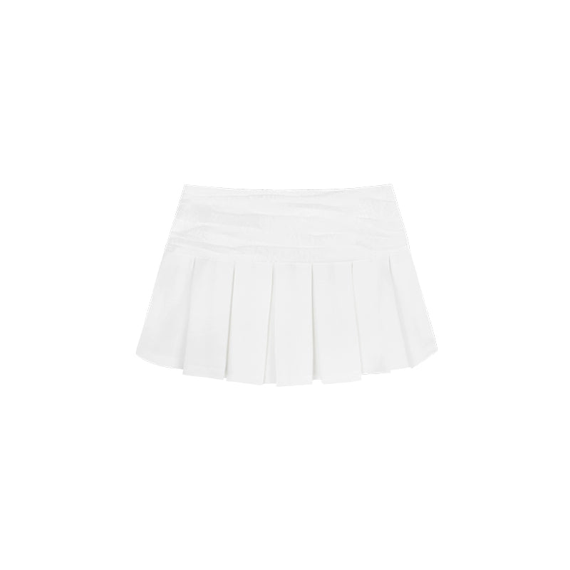 A-line Pleated Short Skirt NA3977