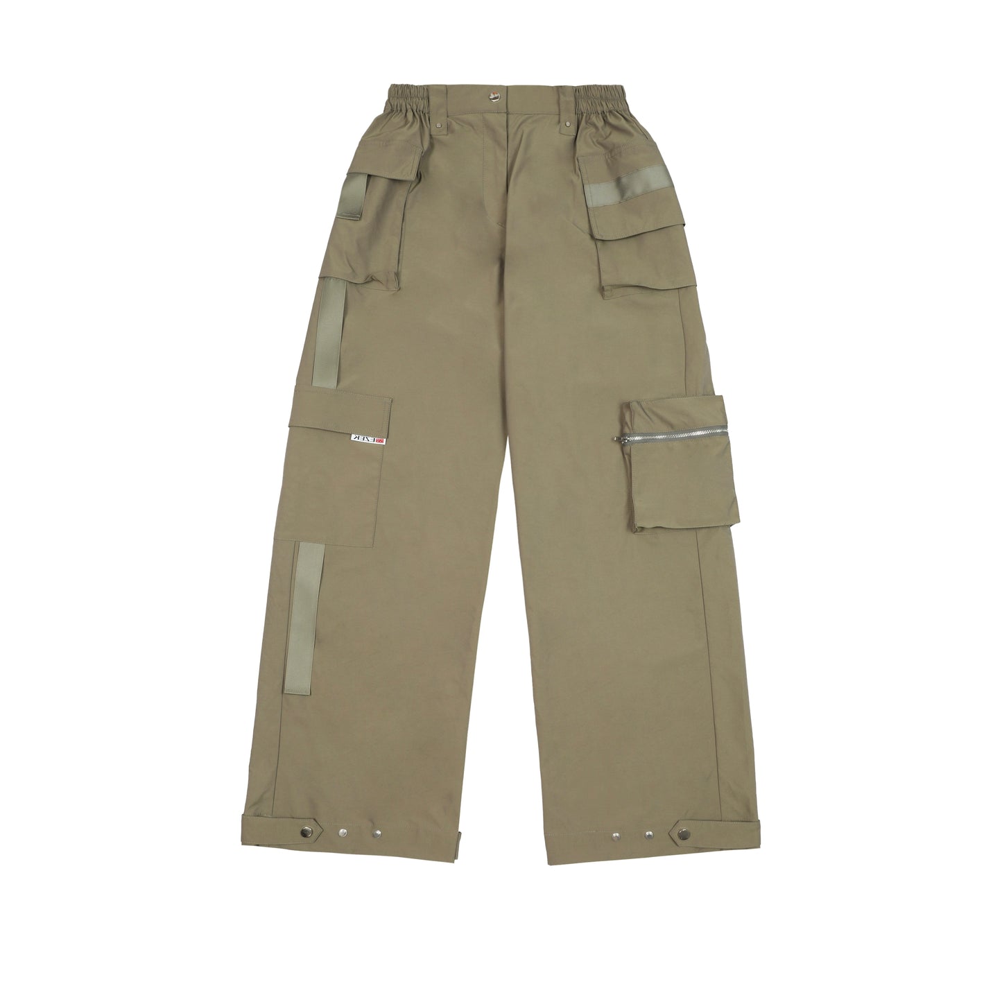 Wide-leg Multi Pocket Straight Cargo Pants NA2513