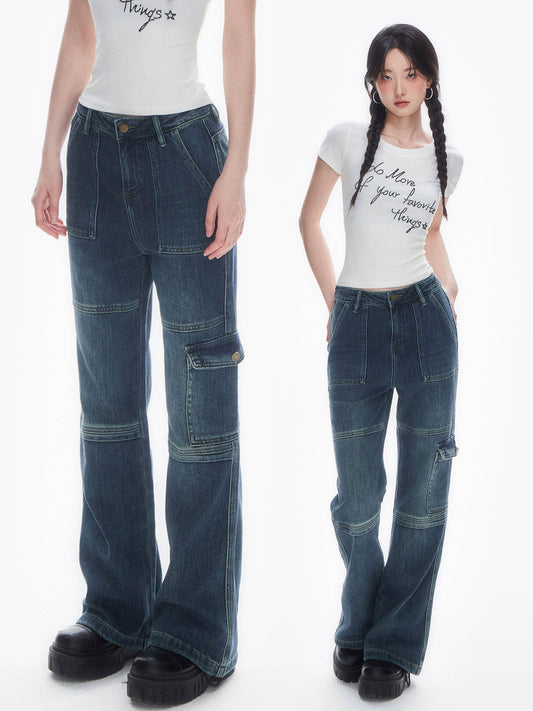 Wide Leg Denim Jeans NA4405