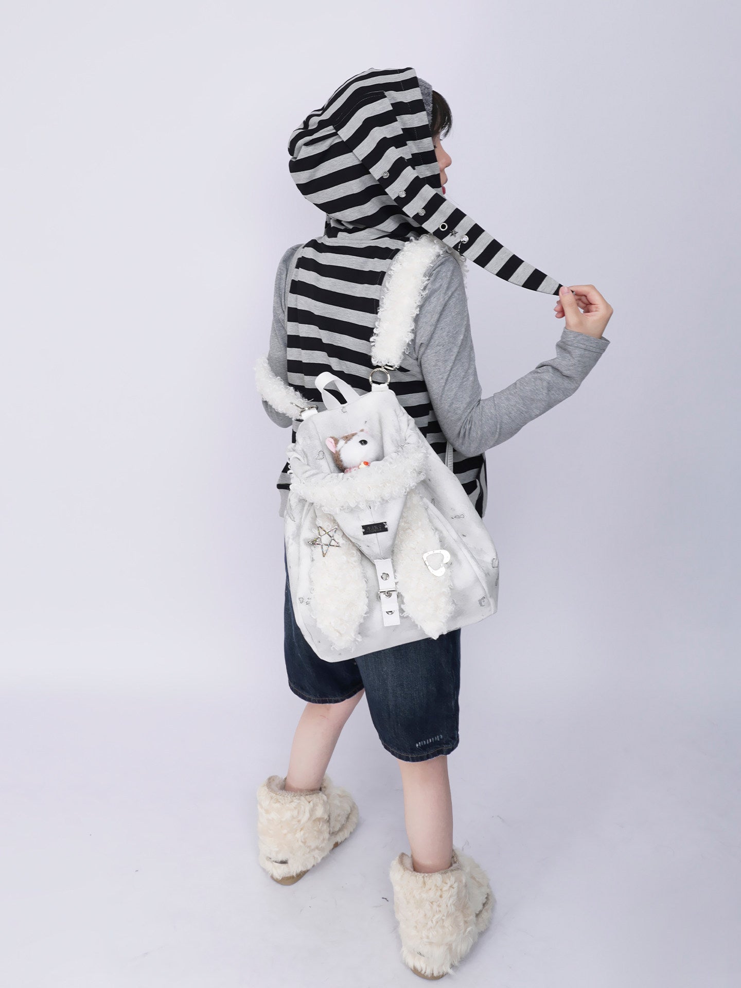 Rabbit Ears Design Backpack NA8410