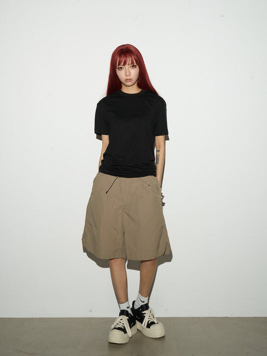 Plain Fitted Short Sleeve T-Shirt NA9178