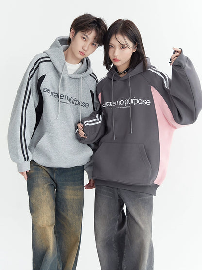 Contrast Color Oversize Hoodie NA2726