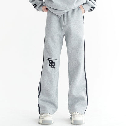 Oversize Casual Sporty Sweatshirt &amp; Wide-leg Sweatpants Setup NA2730
