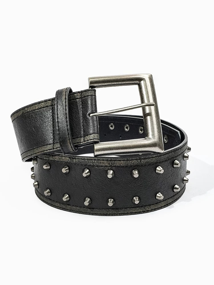 NA8641 Milk Cool Mo Li Retro punk style studded belt female design sense versatile fashion model same decorative belt NA8641