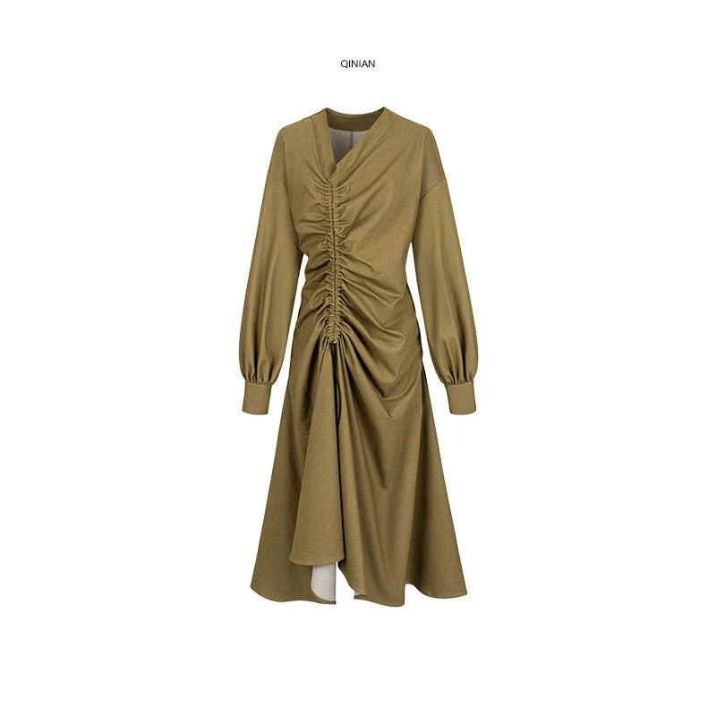 Pleats Shirt Dress NA4201