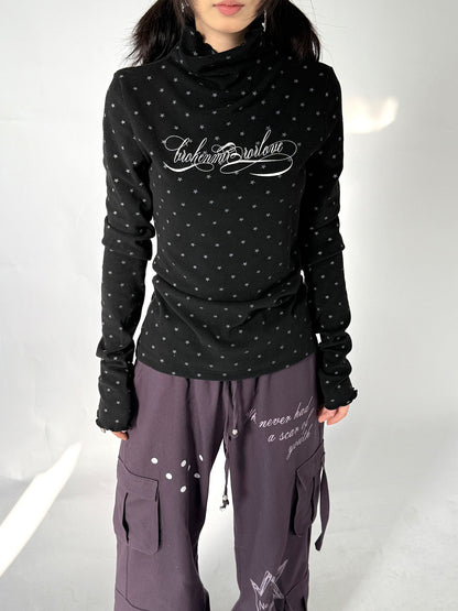 Multi-Pocket Polka Dot Straight Pants NA9250
