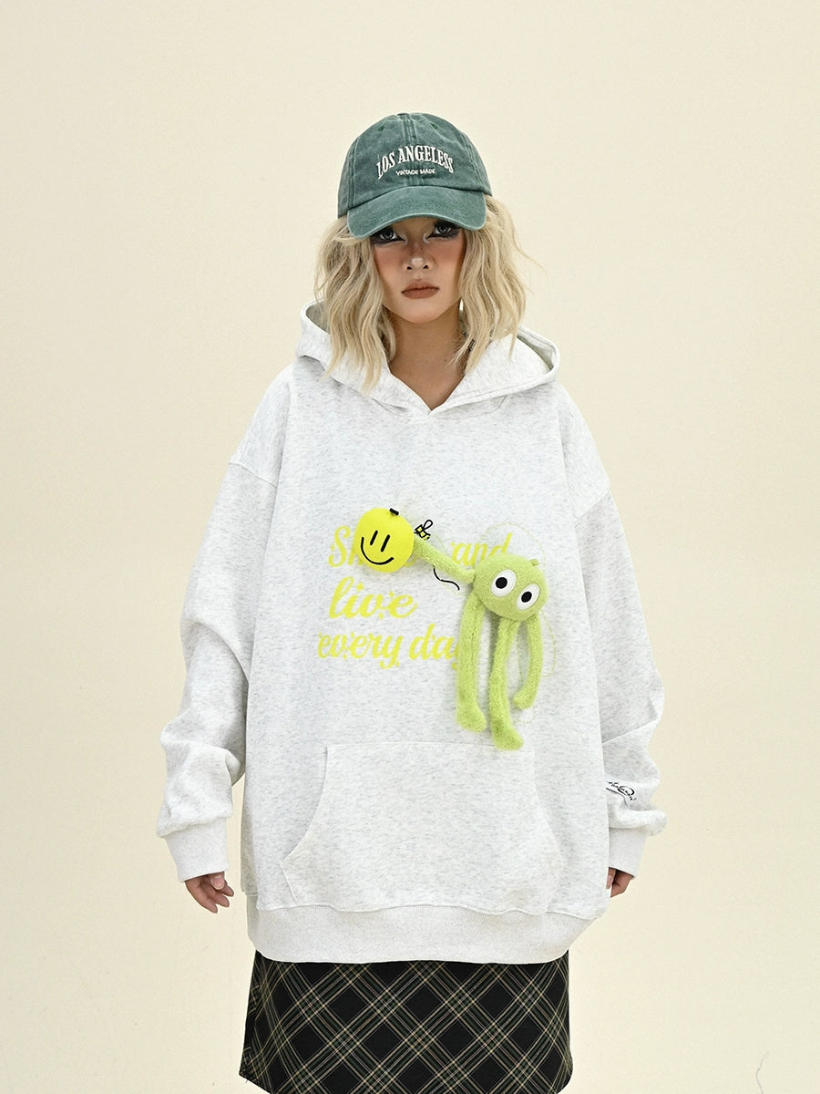 Cartoon Doll Oversize Hoodie NA6304