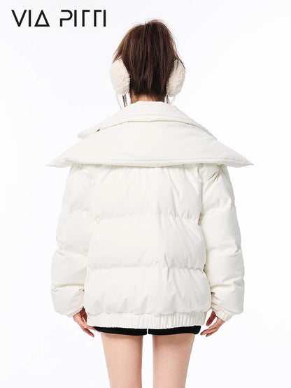 Double Layered White Duck Down Jacket NA4811