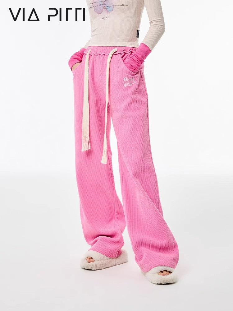 High Waist Sporty Straight Sweatpants NA5128