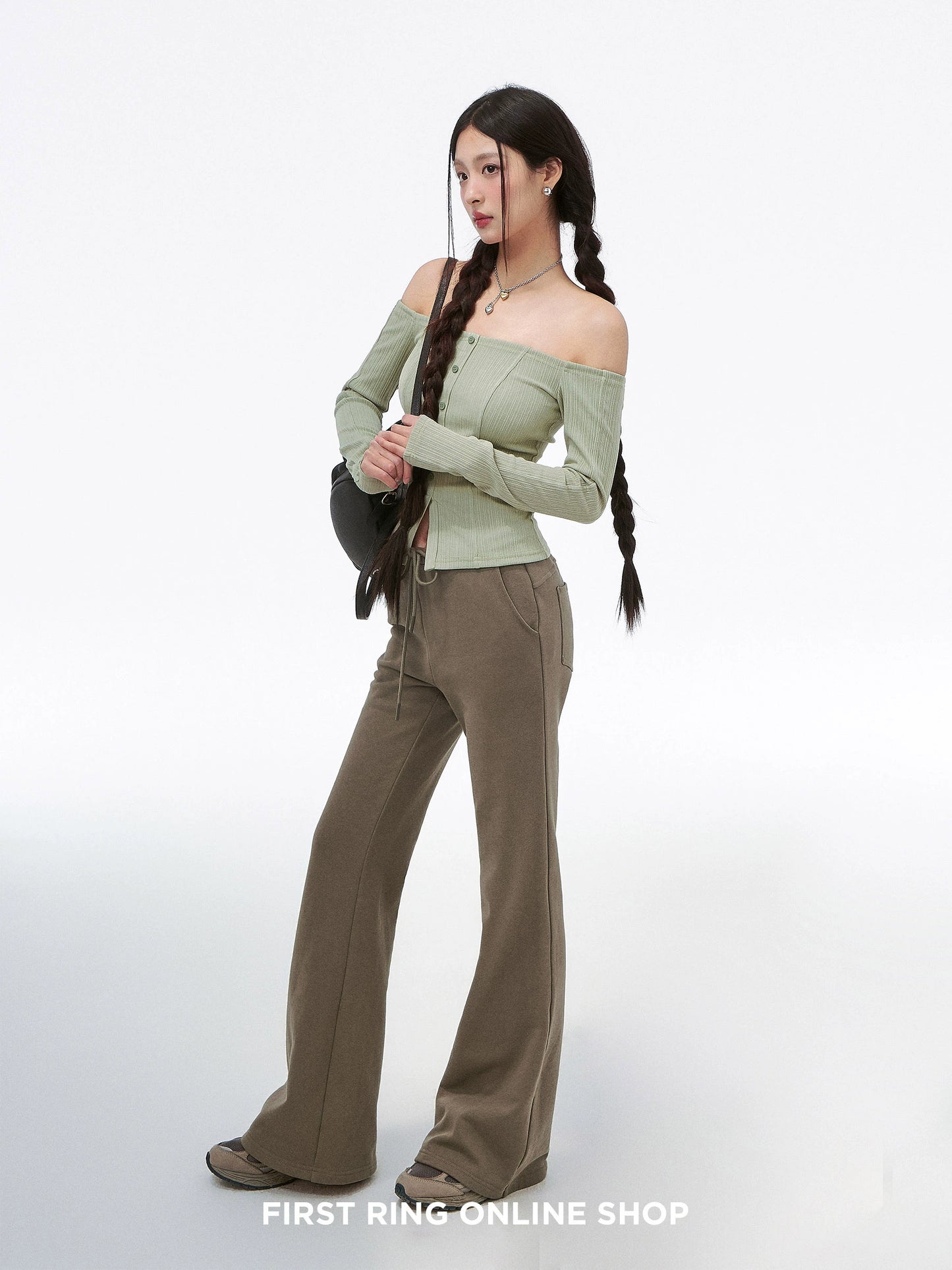 Low Waist Micro Flare Sweatpants NA4424