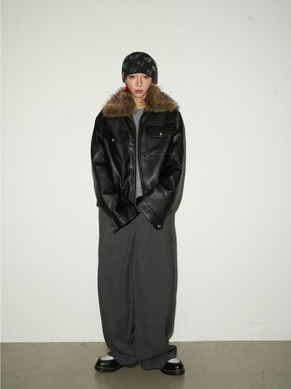 Pleats Wide Leg Pants NA9163