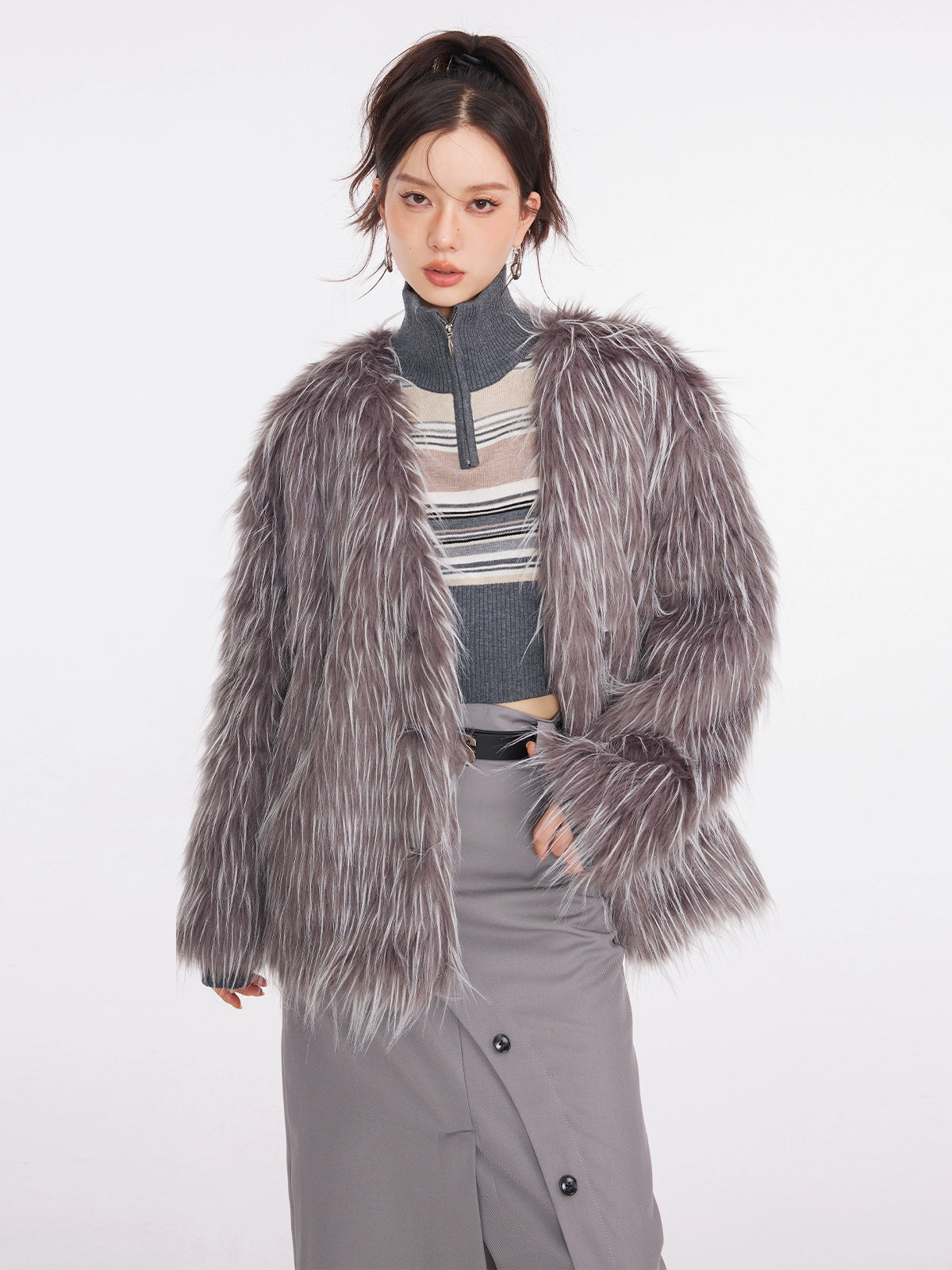 Fake Fur Jacket NA5767