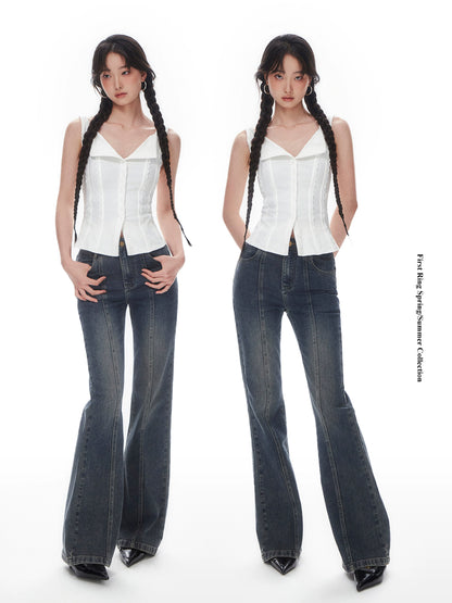 Flare Slim Denim Jeans NA4379