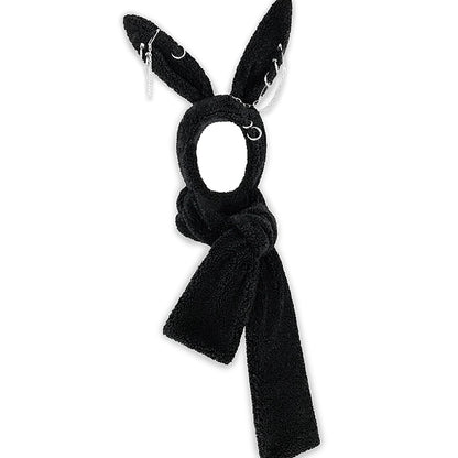 Rabbit Plush Ear Scarf Hat NA6593