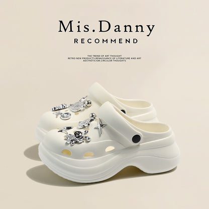 Soft Platform Height Increase Closed Toe Sandals NA8771