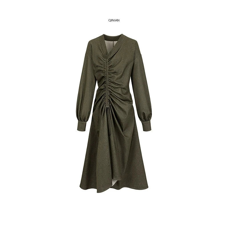 Pleats Shirt Dress NA4201