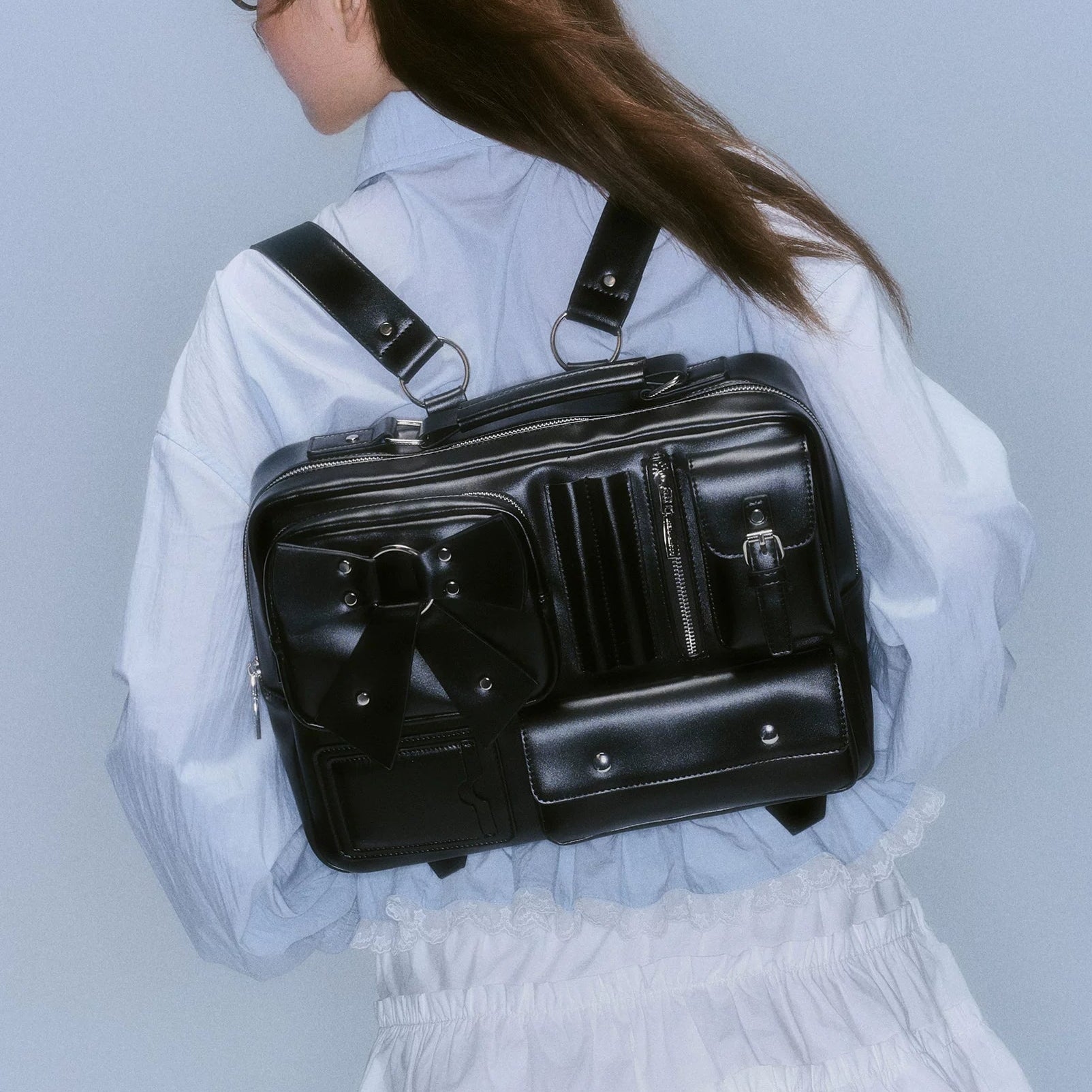 NA8811 LOST FOREST Ringing College Sweet Cool Girl Three-dimensional Pocket Shoulder Bag Versatile New Product NA8811