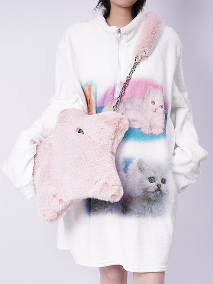 Starry Furry Shoulder Bag NA8404