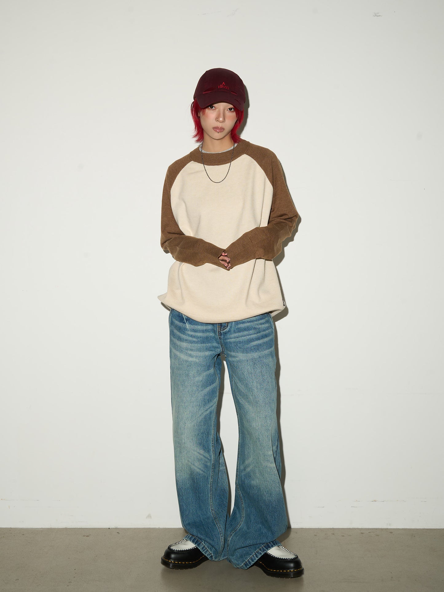 Washed Fade Flare Denim Jeans NA9206