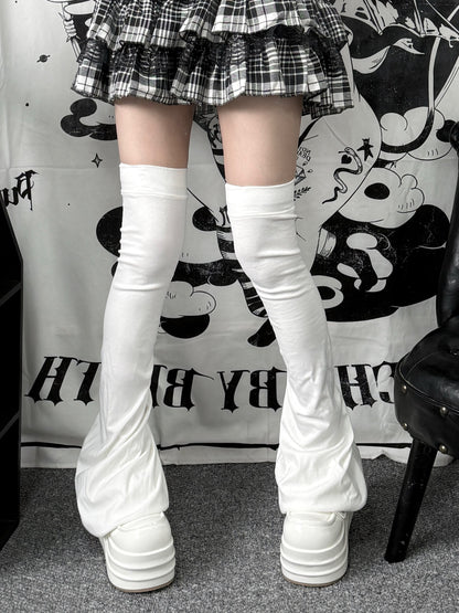 Over Knee Ruched Leg Warmers NA8510