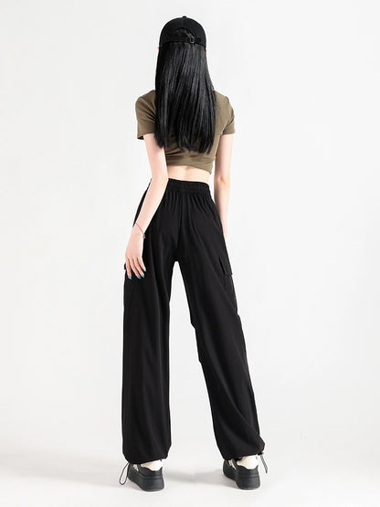 Quick Drying Workwear Wide-Leg Straight Pants NA3396