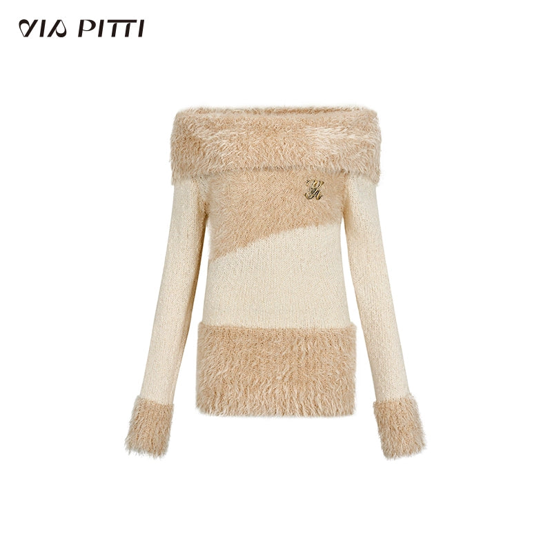 One Shoulder Knit Sweater NA4904