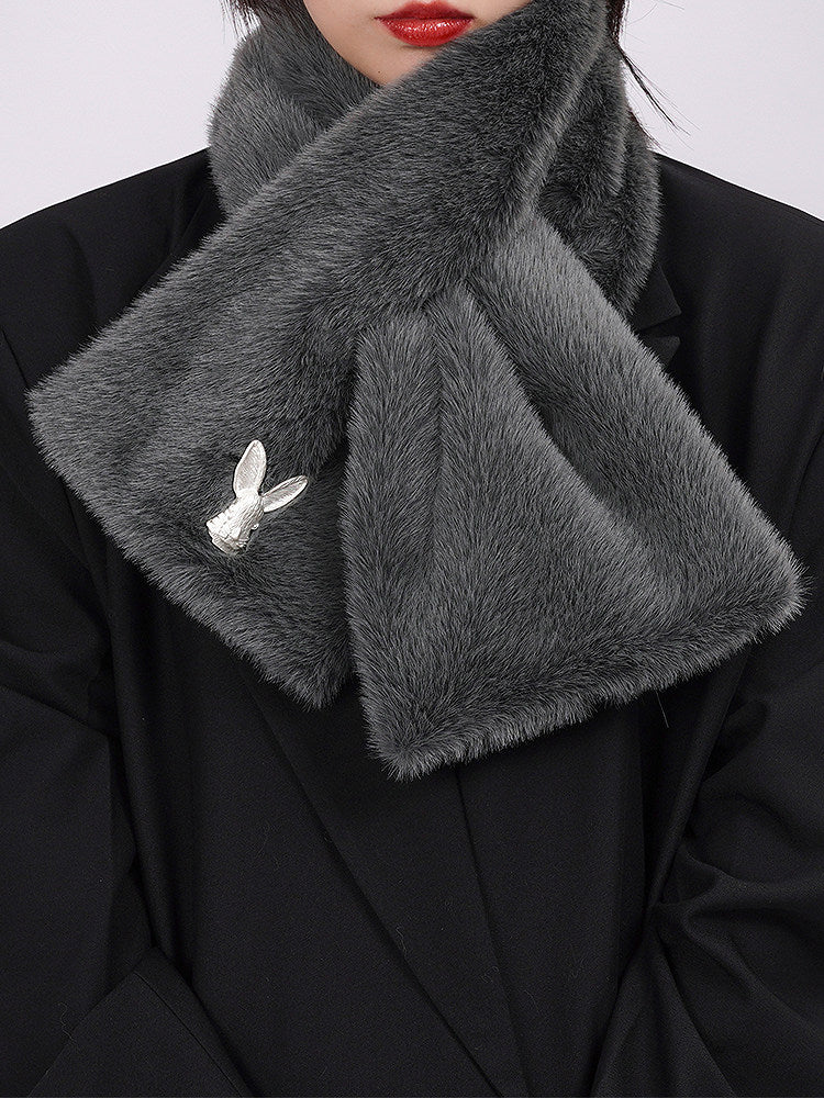 Original Design Thickened Plush Scarf NA8421