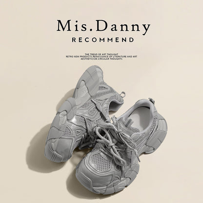 Platform Chunky Sole Lace-Up Sneakers NA8743