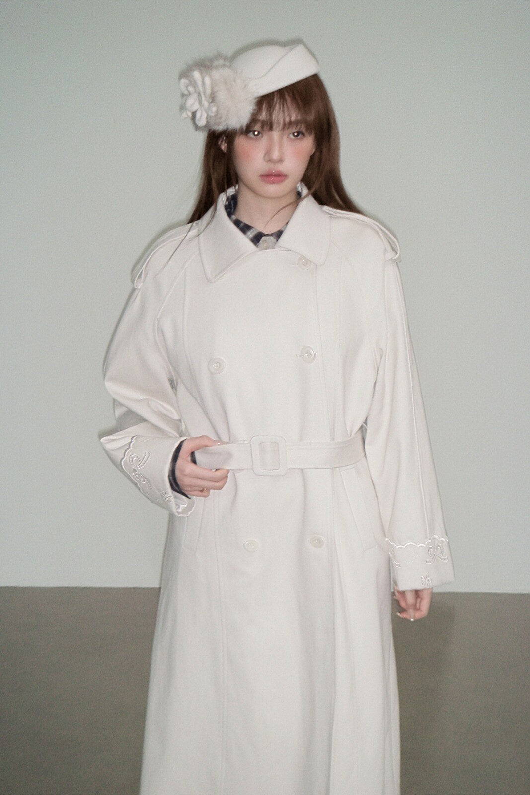 Double-Breasted Trench Coat NA8823