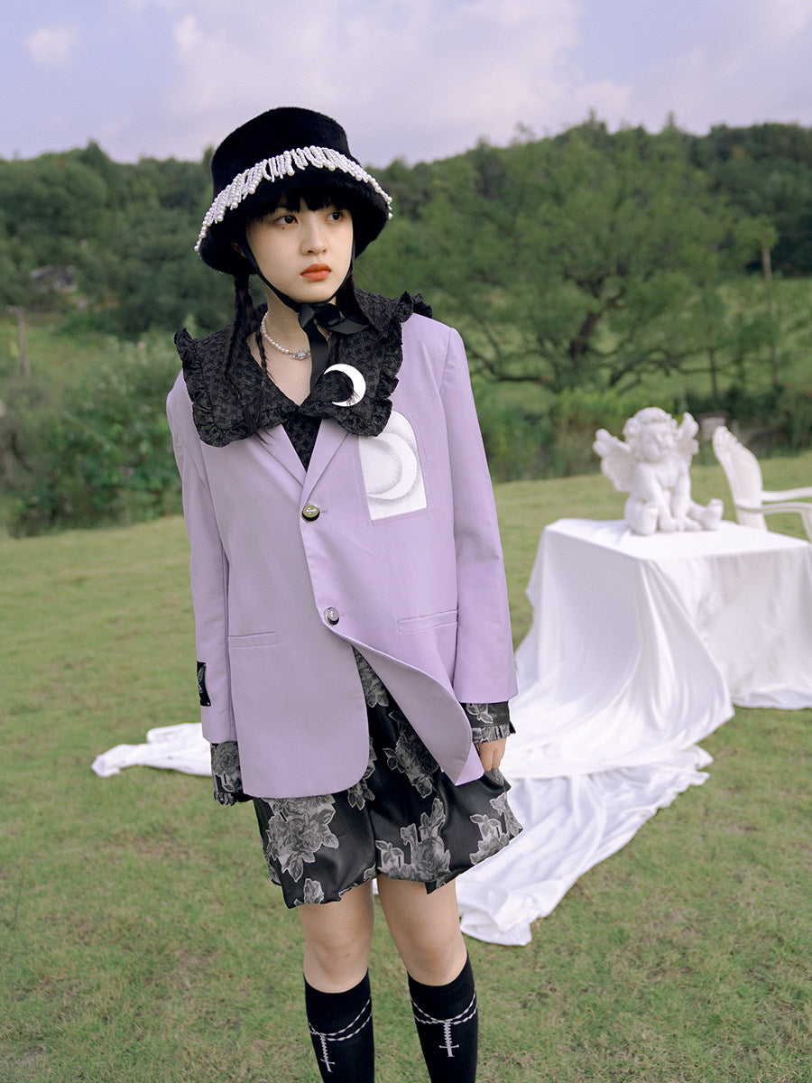 Mirror Design Brooch NA8273