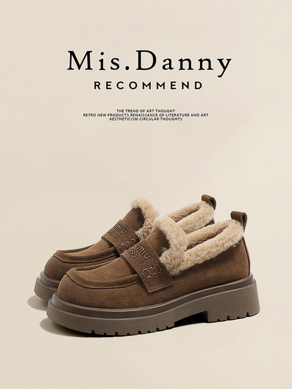 Warm Fleece Lining Platform Shoes NA8694