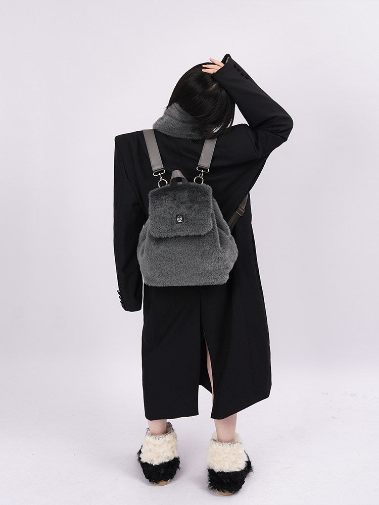 Fluffy Y2K One Shoulder Backpack NA8430