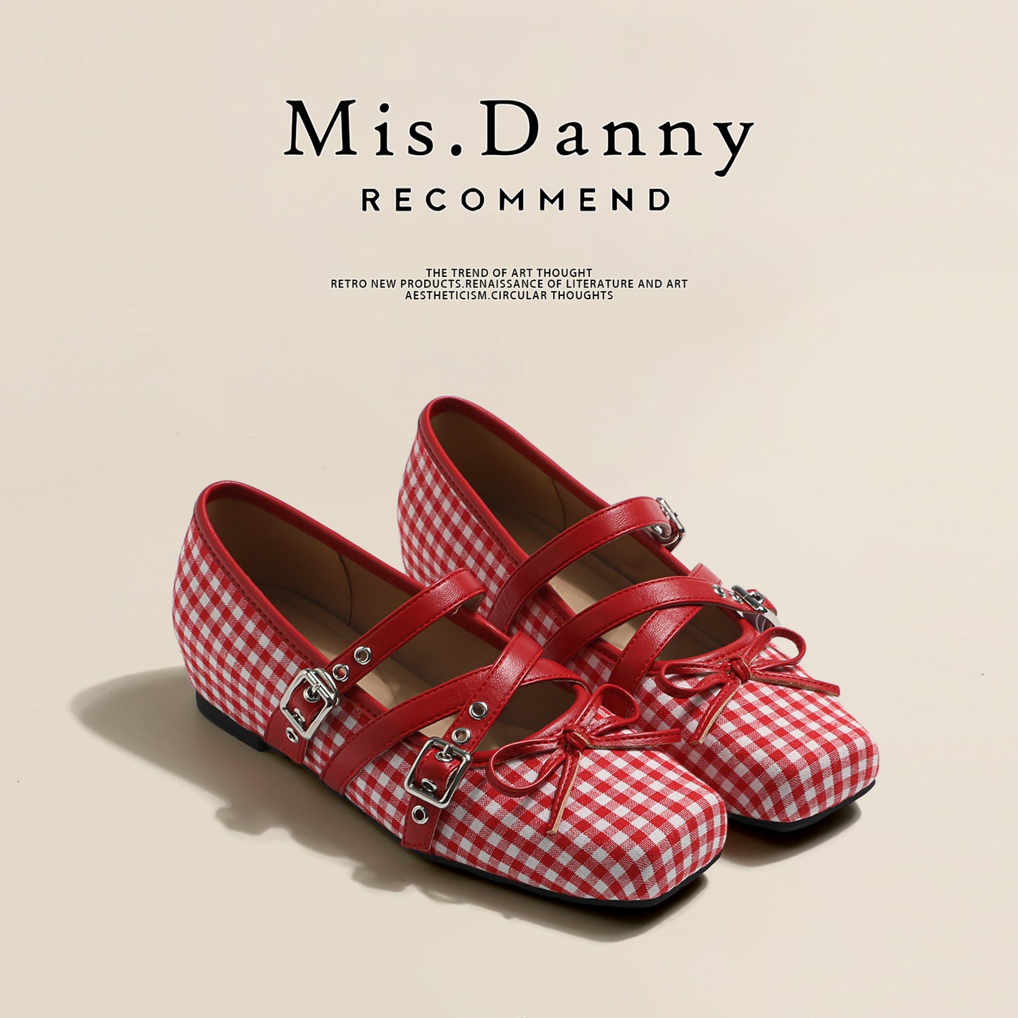 Ribbon Strap Mary Jane Heels NA8674