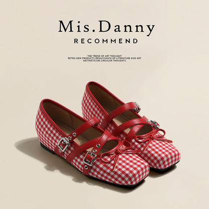 Ribbon Strap Mary Jane Heels NA8674