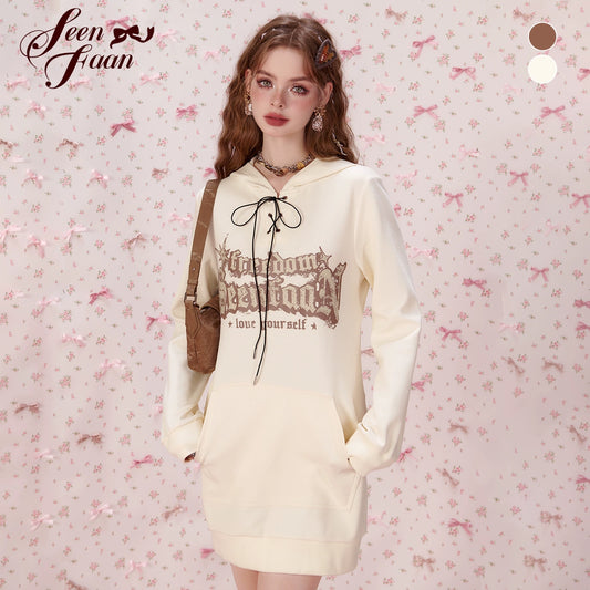Embroidery Ruched Slim Long Sleeve Dress NA6841