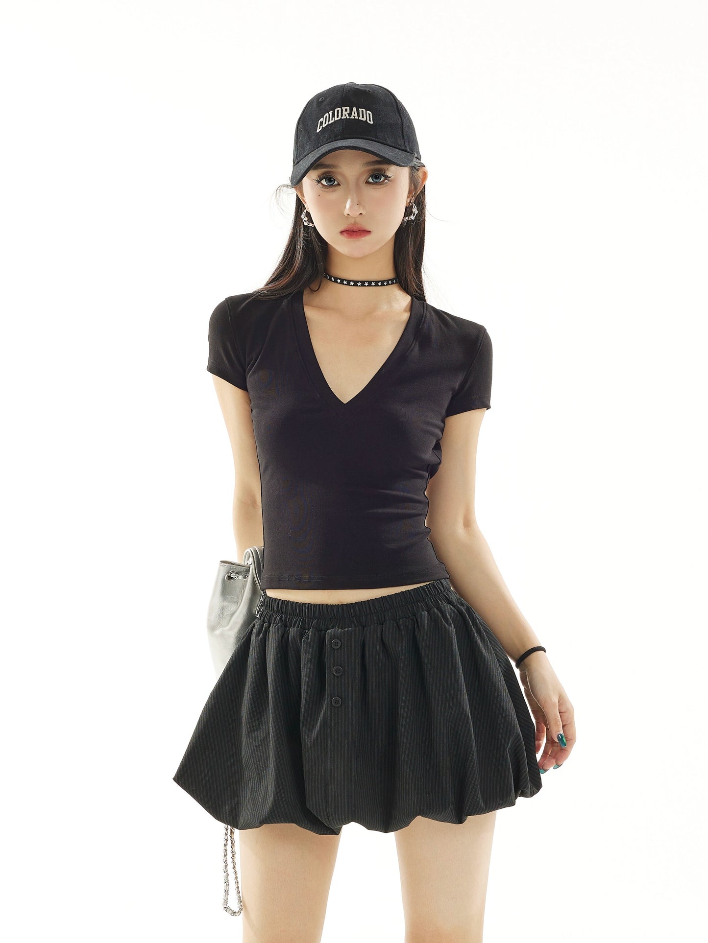 A-line Short Skirt NA3896