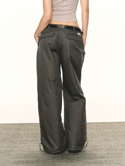 Wide Leg Parachute Pants NA5261