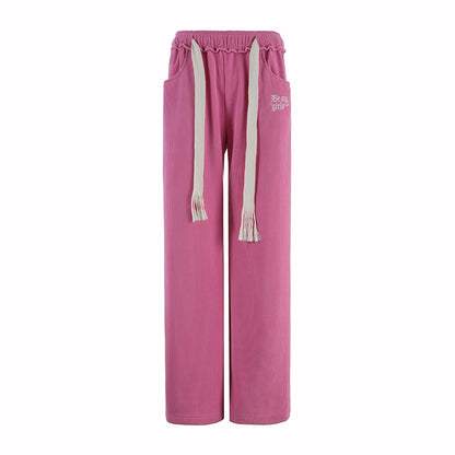 High Waist Sporty Straight Sweatpants NA5128