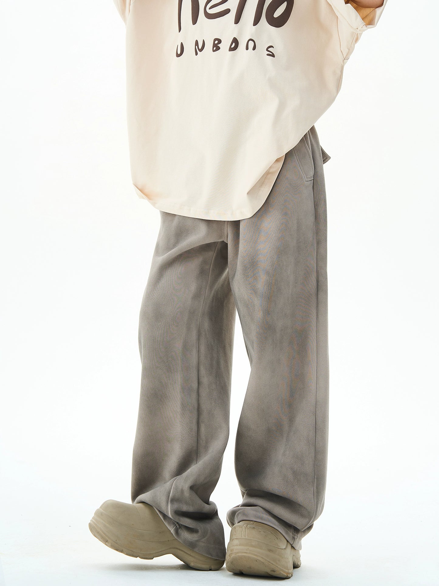 Washed Wide Leg Sweatpants NA3007