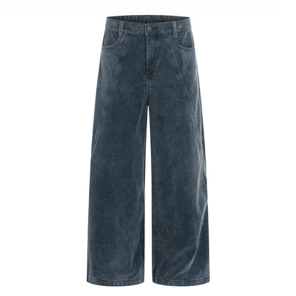 Corduroy High Waist Wide Leg Pants NA9087