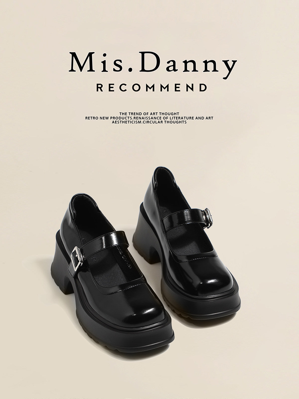 Low-Cut Platform PU Leather Shoes NA8684