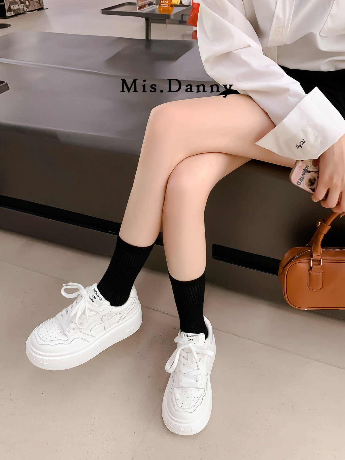 Chunky Sole Lace-Up Sneakers NA8667