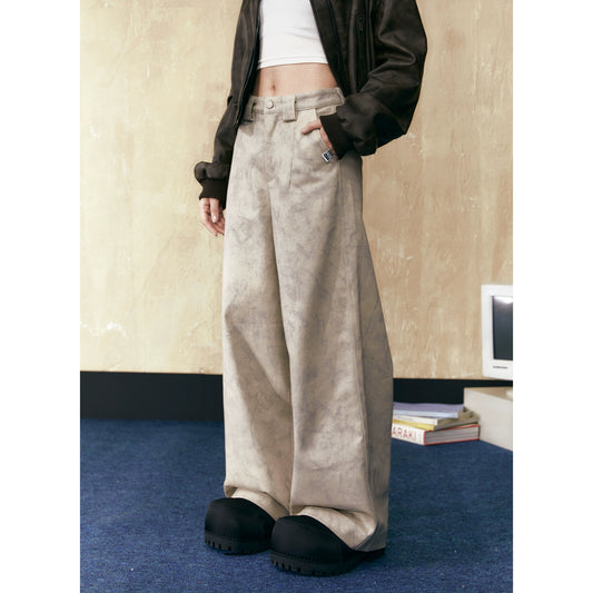 Cleanfit Wide-Leg Casual Long Pants NA2459