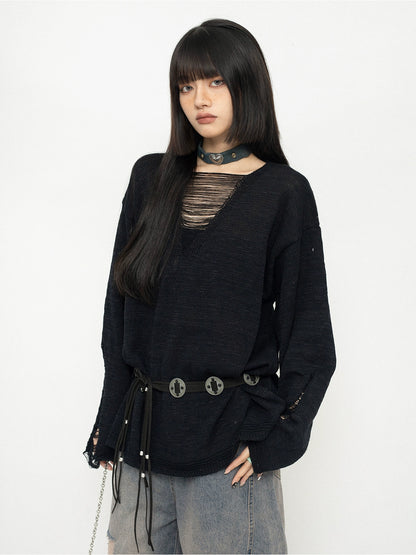 Oversize Casual Knit Sweater NA2456