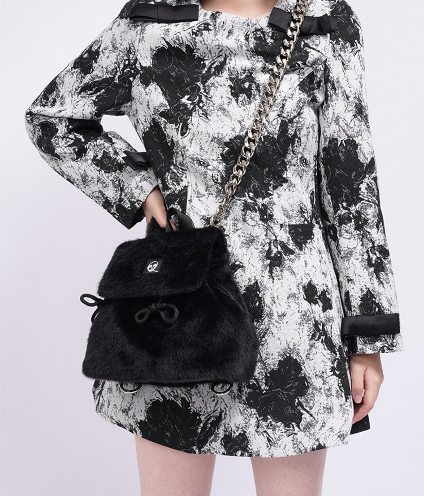 Fake Fur Mini Backpack NA8439