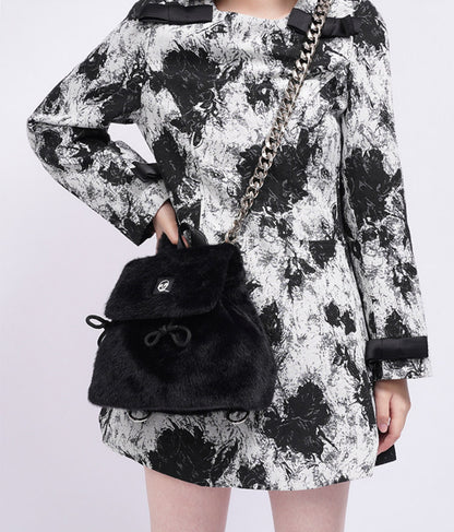 Fake Fur Mini Backpack NA8439