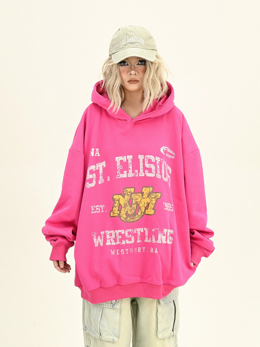 Print Fleece Hoodie NA6284