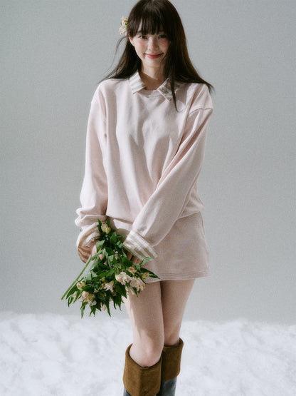 Skin-Friendly Knit Sweater & Short Skirt Setup NA8783